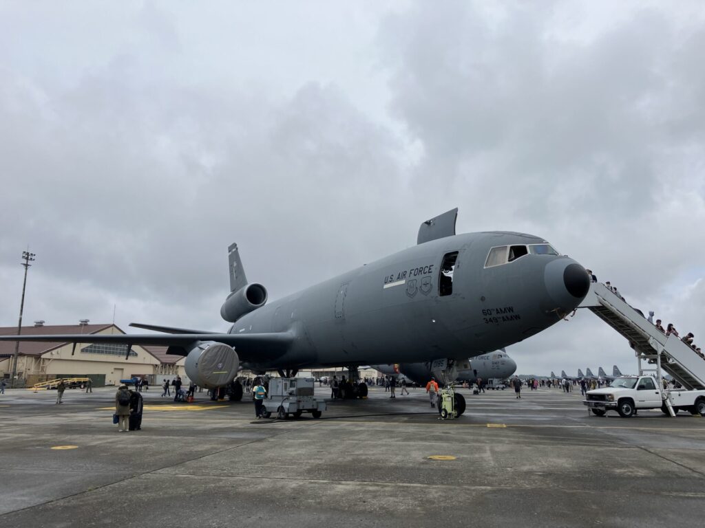 KC-10空中給油・輸送機。2024年にアメリカ空軍から全機退役した。