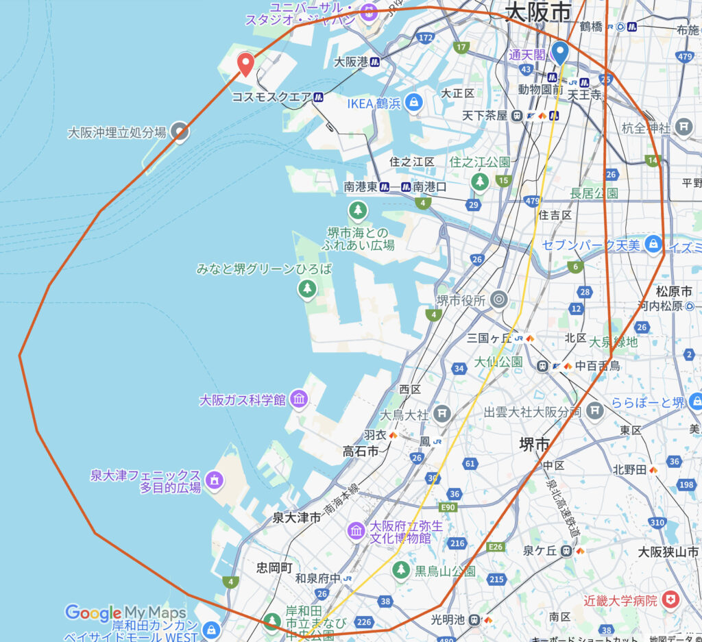 周回コース拡大図
