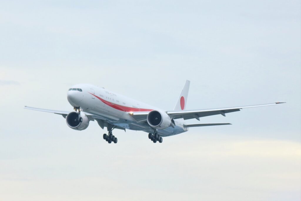 政府専用機 展示飛行