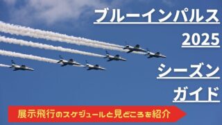 【2025年航空祭】ブルーインパルス2025年シーズンガイド