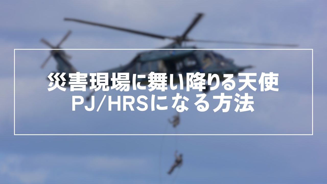 【自衛隊のお仕事】救難現場に舞い降りる天使 PJ/HRS