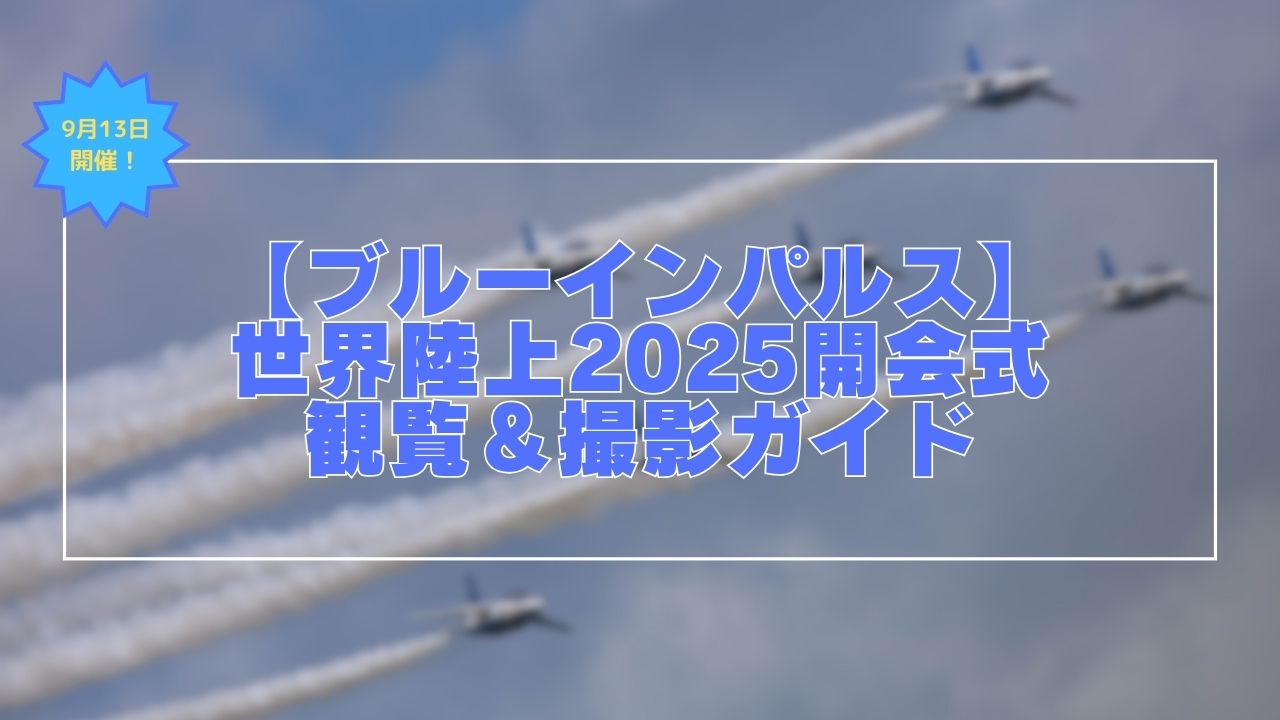 世界陸上ブルーインパルス